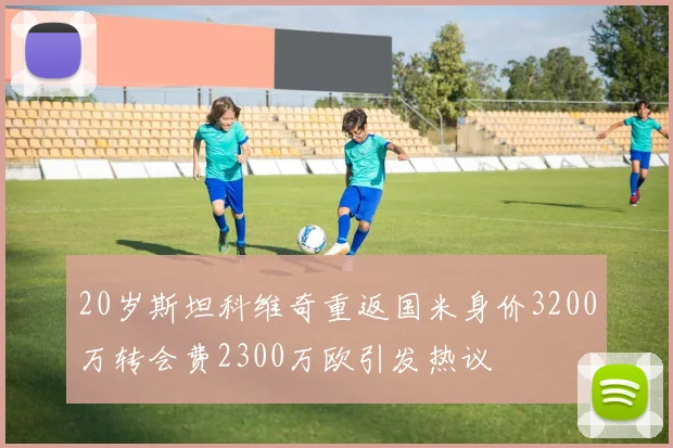 20岁斯坦科维奇重返国米身价3200万转会费2300万欧引发热议